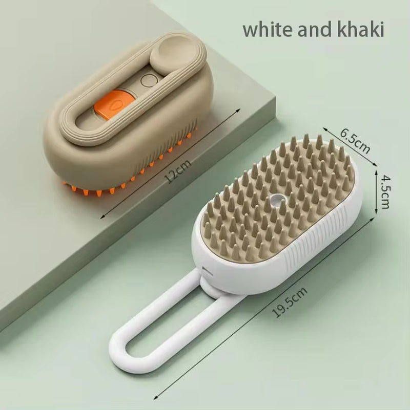 Nouveau Peigne De Pulvérisation Pour Animaux De Compagnie Pour Chats Et Chiens Peigne D'Épilation De Jet Électrique Pour Animaux De Compagnie Brosse De Massage Anti-Vol De Pulvérisation À Une Clé, Massage Propre