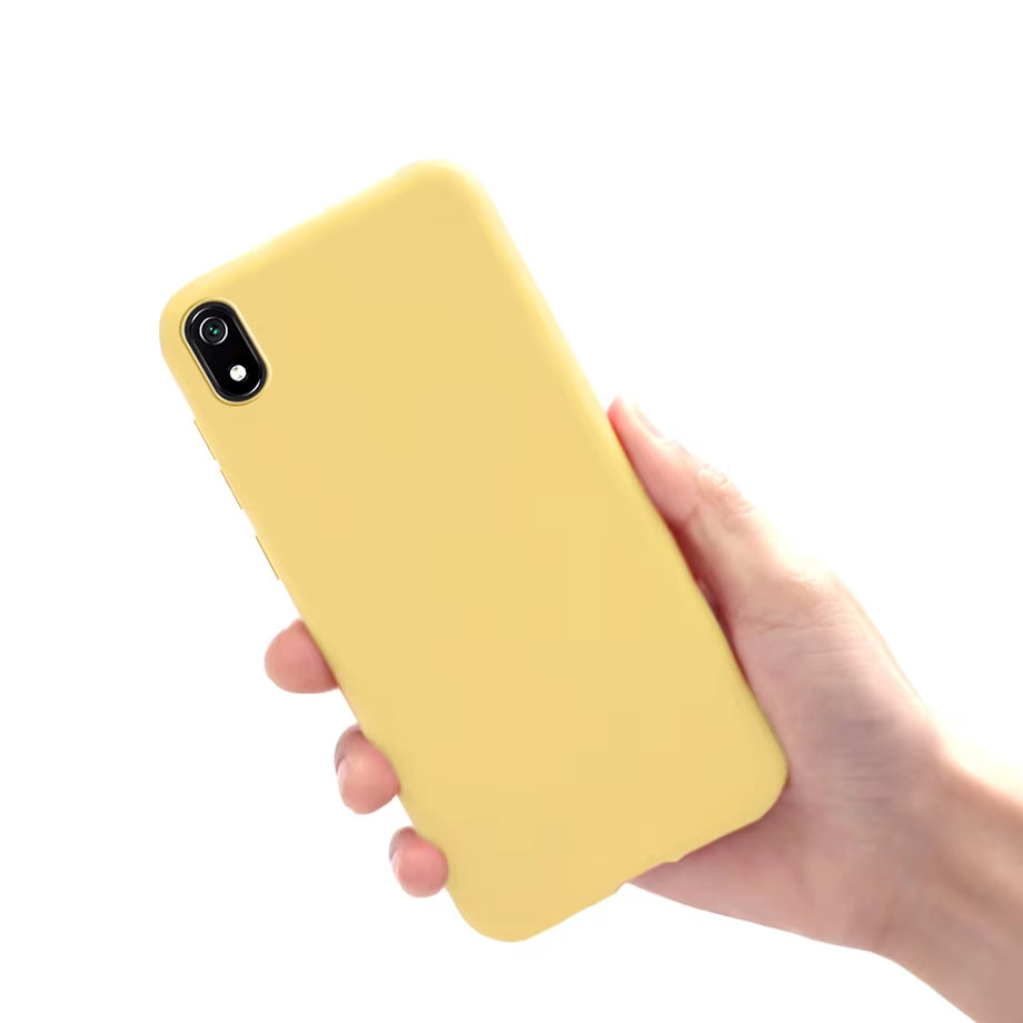 Coque De Téléphone Pour Xiaomi Redmi 7A 7 A, Noir Mat, Coque Arrière En Silicone TPU Souple Pour Xiomi Redmi 7 7A Redmi7A