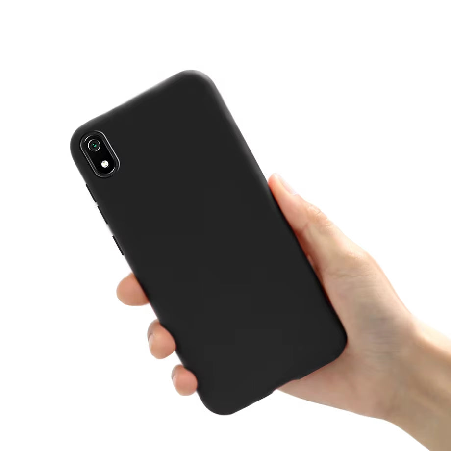 Coque De Téléphone Pour Xiaomi Redmi 7A 7 A, Noir Mat, Coque Arrière En Silicone TPU Souple Pour Xiomi Redmi 7 7A Redmi7A