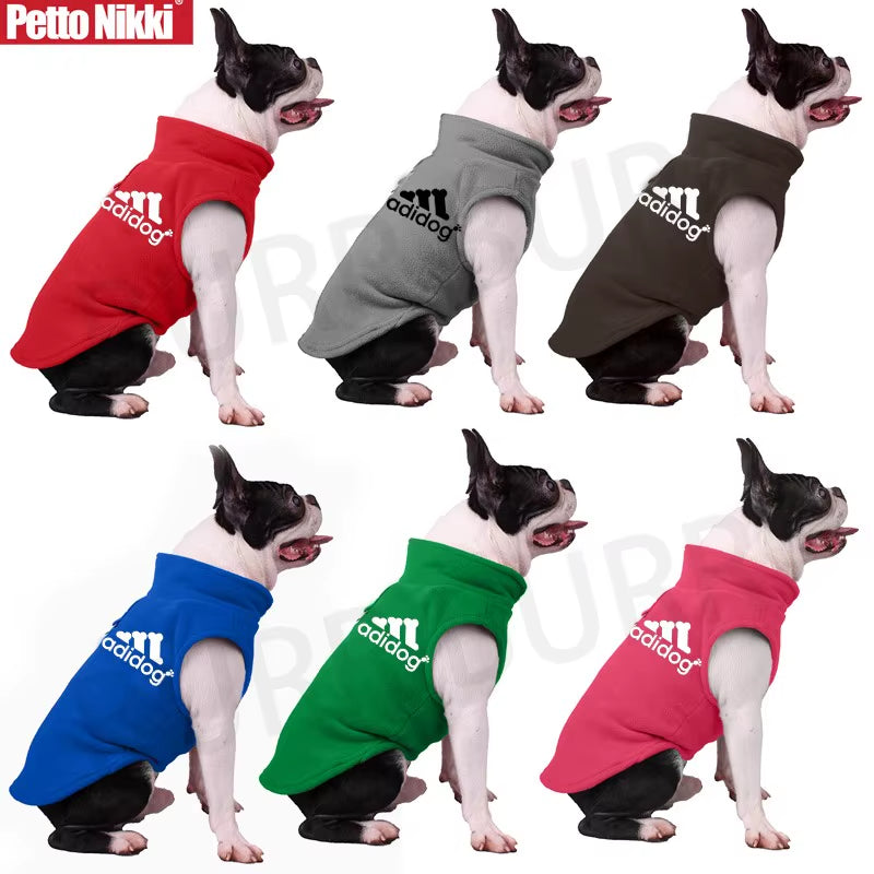 Manteau D'Hiver Chaud Pour Chien Souriant, Veste Pour Animaux De Compagnie, Vêtements De Créateur De Lettre Pour Petits Et Moyens Chiens, Anneau Côtelé, Tenue Pour Chiot