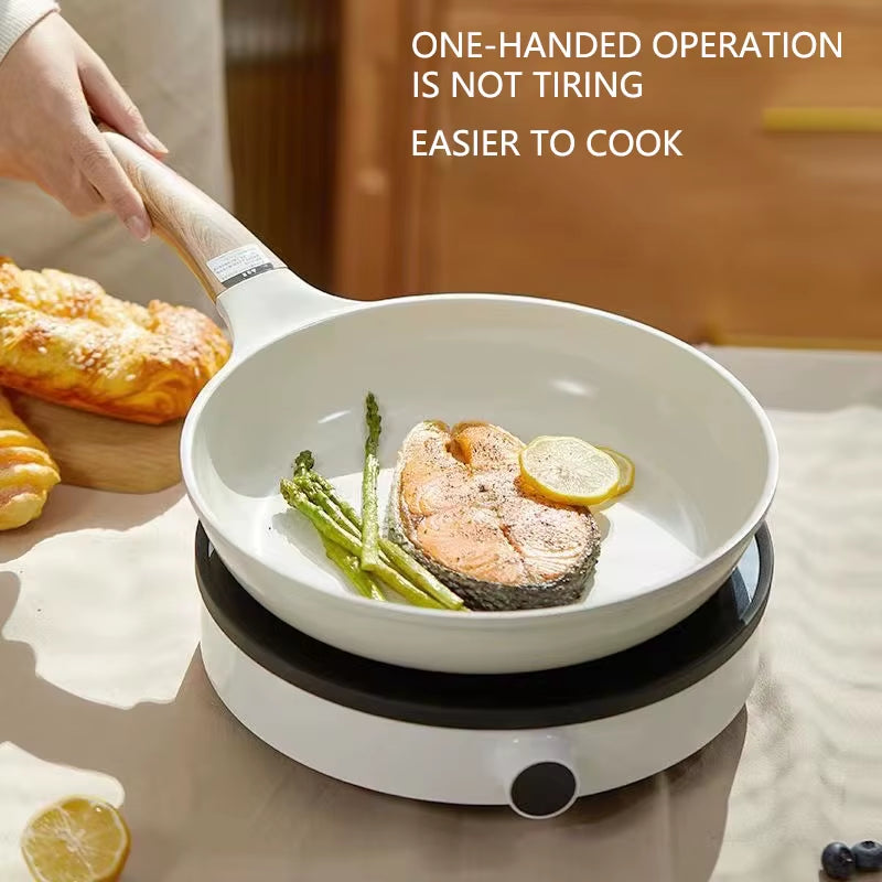 Wok En Céramique, Casseroles Pour Petit Déjeuner, Poêle À Omelette Épaisse, Antiadhésive, Crêpes Aux Œufs, Steak, Poêle De Cuisson, Casseroles À Jambon, Ustensiles De Cuisine