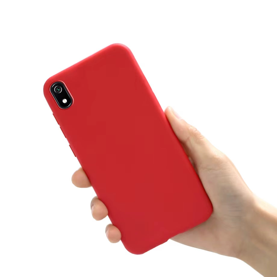 Coque De Téléphone Pour Xiaomi Redmi 7A 7 A, Noir Mat, Coque Arrière En Silicone TPU Souple Pour Xiomi Redmi 7 7A Redmi7A