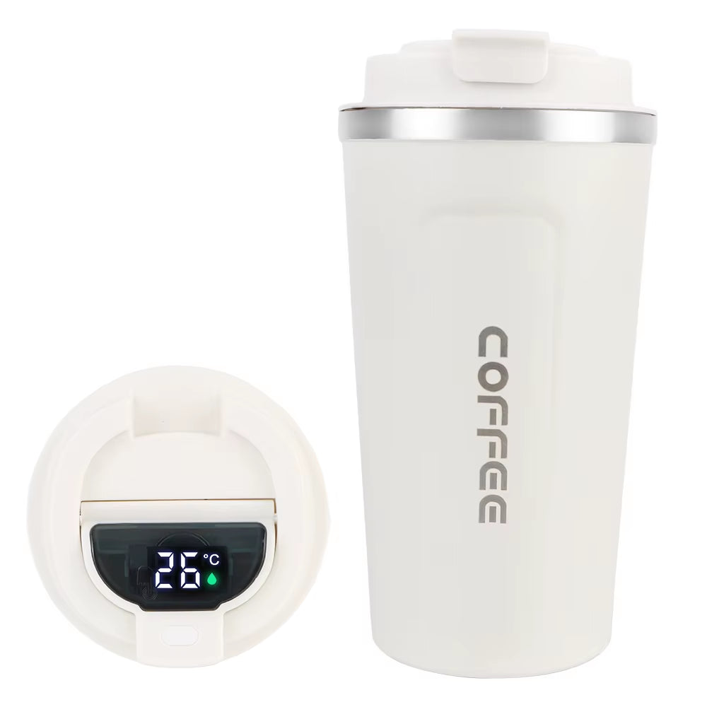 Tasse À Café Thermo Café Tasse Thermos De Voiture 380/510ML Tasse Thermo De Voyage Anti-Fuite Pour Thé Eau Café Double Acier Inoxydable
