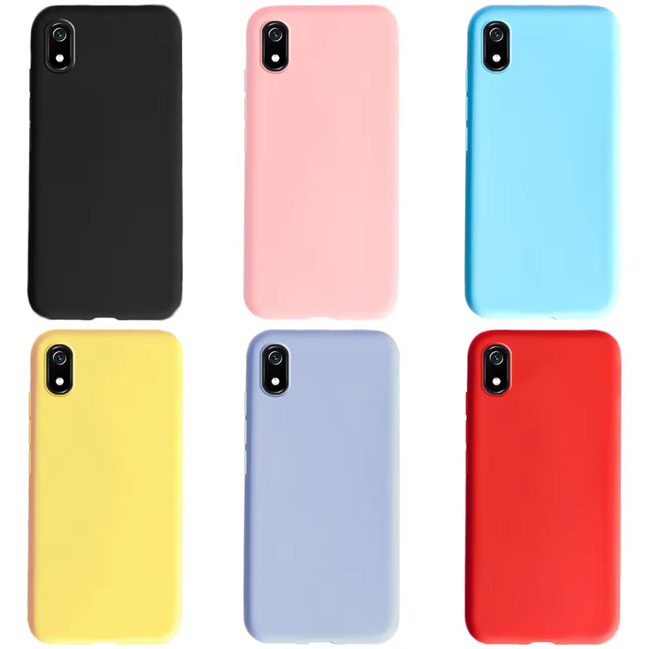 Coque De Téléphone Pour Xiaomi Redmi 7A 7 A, Noir Mat, Coque Arrière En Silicone TPU Souple Pour Xiomi Redmi 7 7A Redmi7A