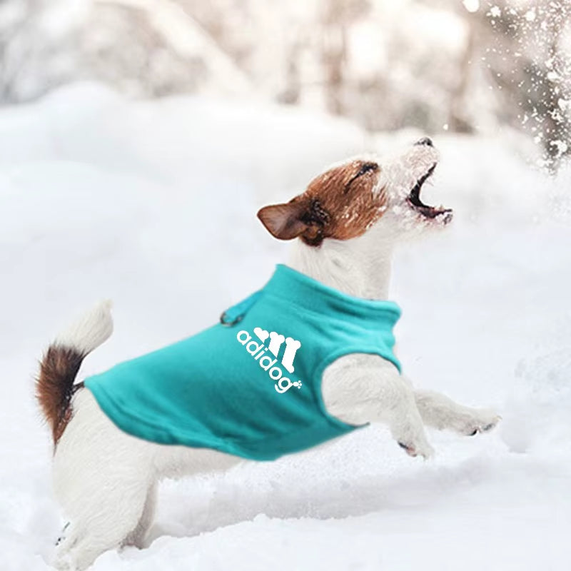 Manteau D'Hiver Chaud Pour Chien Souriant, Veste Pour Animaux De Compagnie, Vêtements De Créateur De Lettre Pour Petits Et Moyens Chiens, Anneau Côtelé, Tenue Pour Chiot