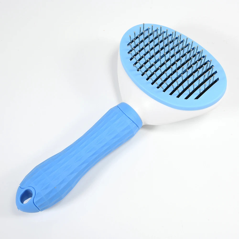 Peigne D'Épilation Pour Chiens, Brosse De Toilettage En Acier Inoxydable, Peignes Pour Chats, Brosses Automatiques Antidérapantes Pour Chiens Et Chats