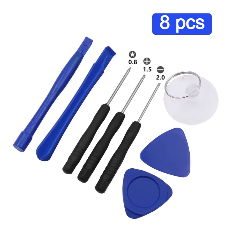 Kit D'Outils De Réparation De Téléphone Portable, Ouverture Du Matin, Levier, Jeu De Tournevis, Iphone, Samsung, Android, Faisceaux D'Accessoires