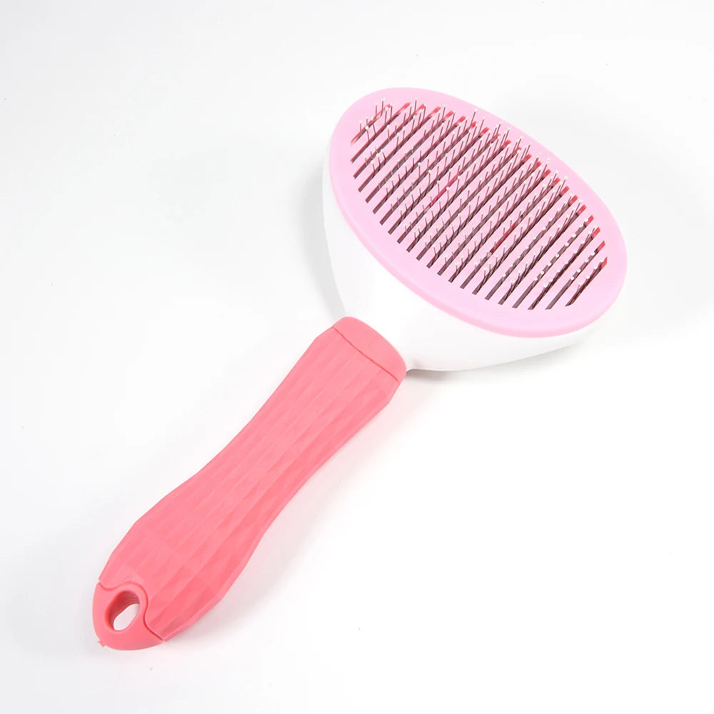 Peigne D'Épilation Pour Chiens, Brosse De Toilettage En Acier Inoxydable, Peignes Pour Chats, Brosses Automatiques Antidérapantes Pour Chiens Et Chats