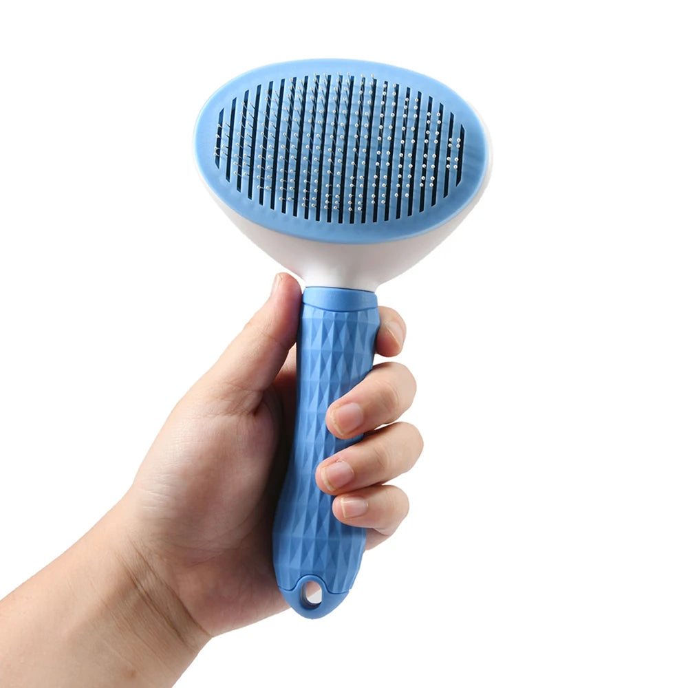 Peigne D'Épilation Pour Chiens, Brosse De Toilettage En Acier Inoxydable, Peignes Pour Chats, Brosses Automatiques Antidérapantes Pour Chiens Et Chats