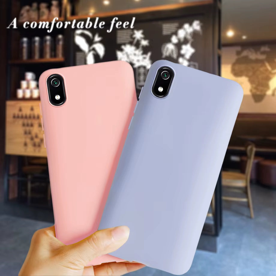 Coque De Téléphone Pour Xiaomi Redmi 7A 7 A, Noir Mat, Coque Arrière En Silicone TPU Souple Pour Xiomi Redmi 7 7A Redmi7A