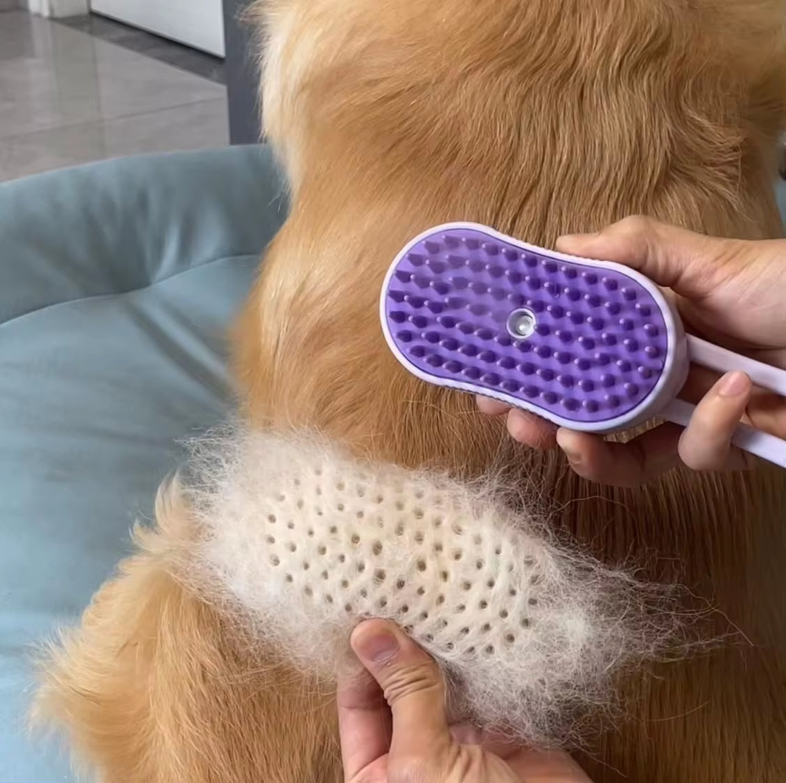 Nouveau Peigne De Pulvérisation Pour Animaux De Compagnie Pour Chats Et Chiens Peigne D'Épilation De Jet Électrique Pour Animaux De Compagnie Brosse De Massage Anti-Vol De Pulvérisation À Une Clé, Massage Propre