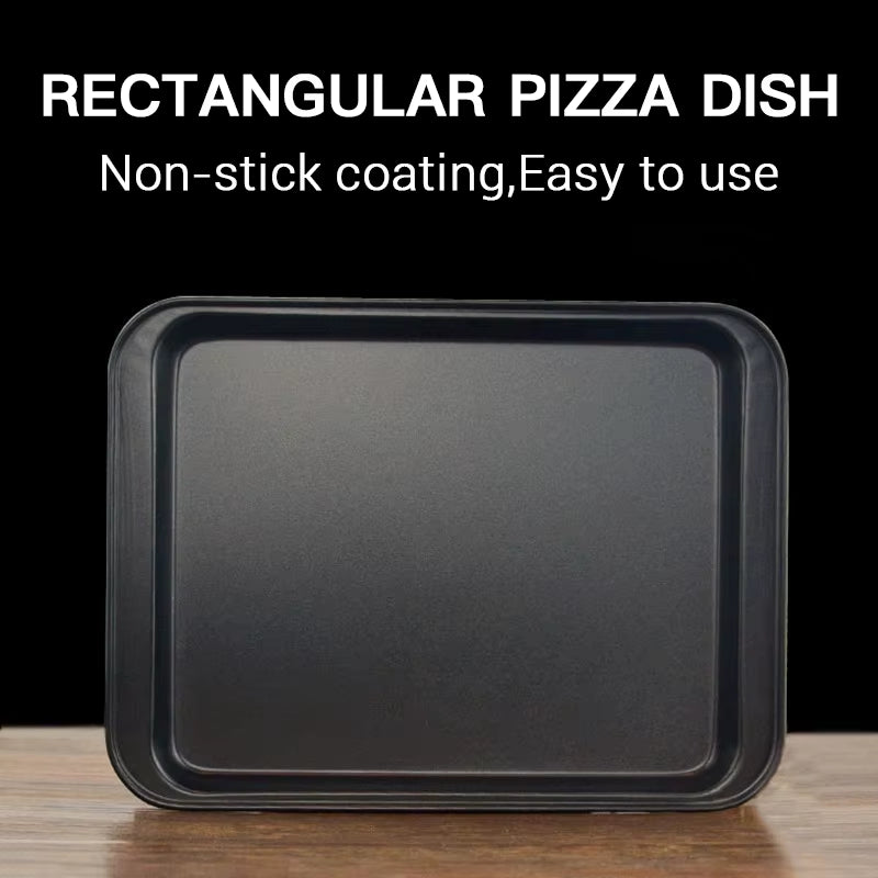 Plateau Rectangulaire Noir Antiadhésif Pour Cuisson Au Four, Gâteaux, Pain,Plaque Pour Préparations De Boulangerie Et Pâtisserie À Faire Soi-Même