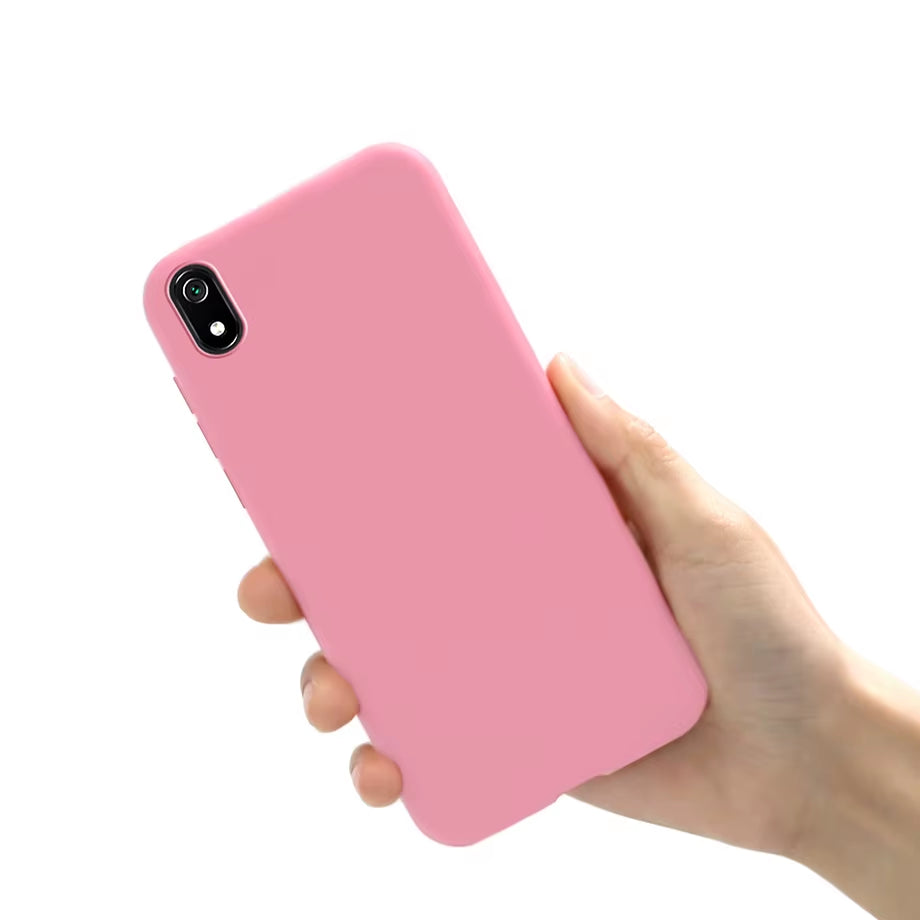 Coque De Téléphone Pour Xiaomi Redmi 7A 7 A, Noir Mat, Coque Arrière En Silicone TPU Souple Pour Xiomi Redmi 7 7A Redmi7A