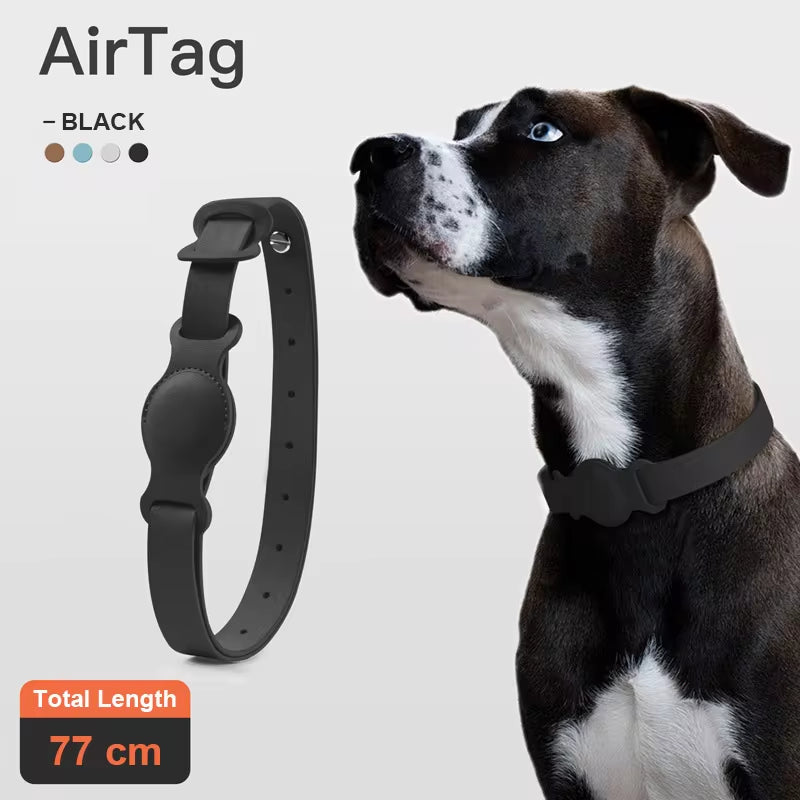 Nouveau Collier Réglable En Cuir Pour Animaux De Compagnie Pour Apple Airtag Traqueur De Localisation Chien Chat Étui Airtag Anti-Perte Collier De Localisation Airtags