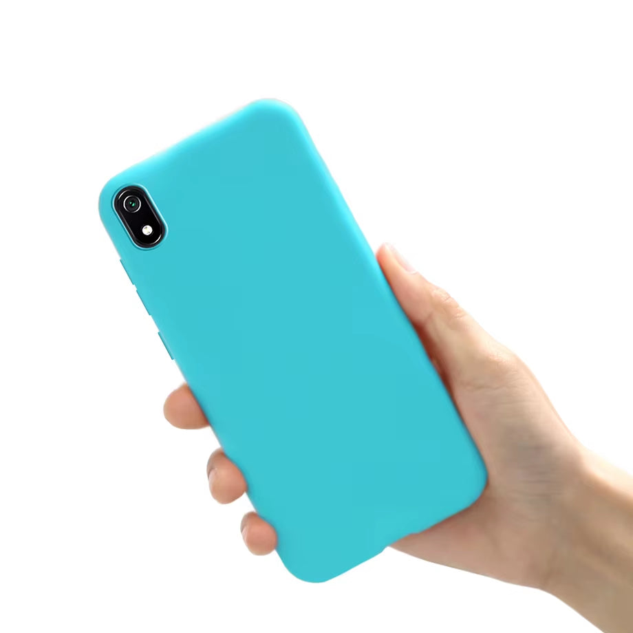 Coque De Téléphone Pour Xiaomi Redmi 7A 7 A, Noir Mat, Coque Arrière En Silicone TPU Souple Pour Xiomi Redmi 7 7A Redmi7A