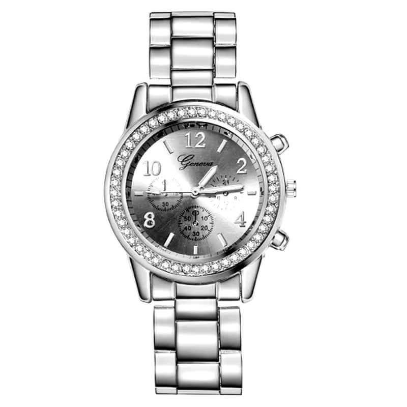 Montres Pour Femmes Genève Classique Luxe Montre Strass Femmes Montres Dames Mode or Montre Horloge Reloj Mujer Montre Femme