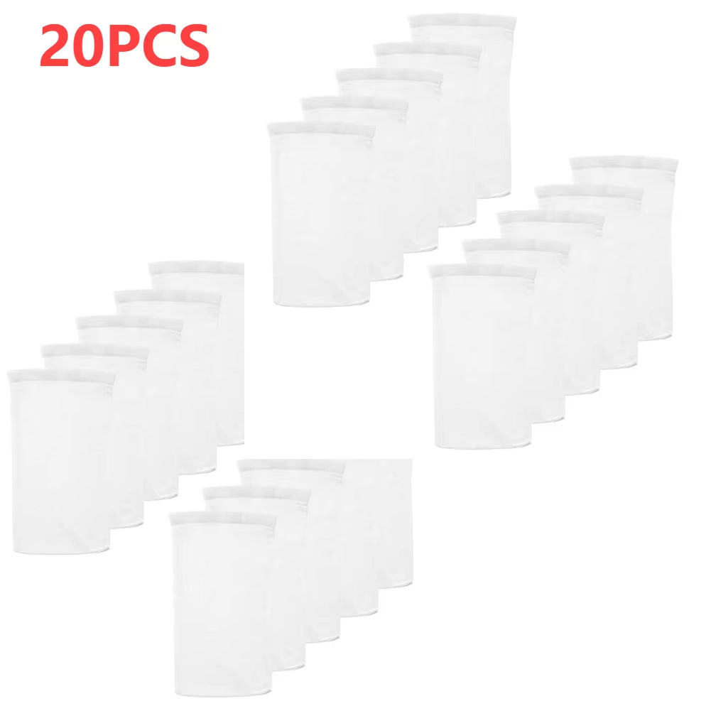 Chaussettes D'Écumage De Piscine, 5/10 Pièces, Parfait Pour La Maison, Conception En Maille De Nylon Pour Filtres, Paniers, Accessoires