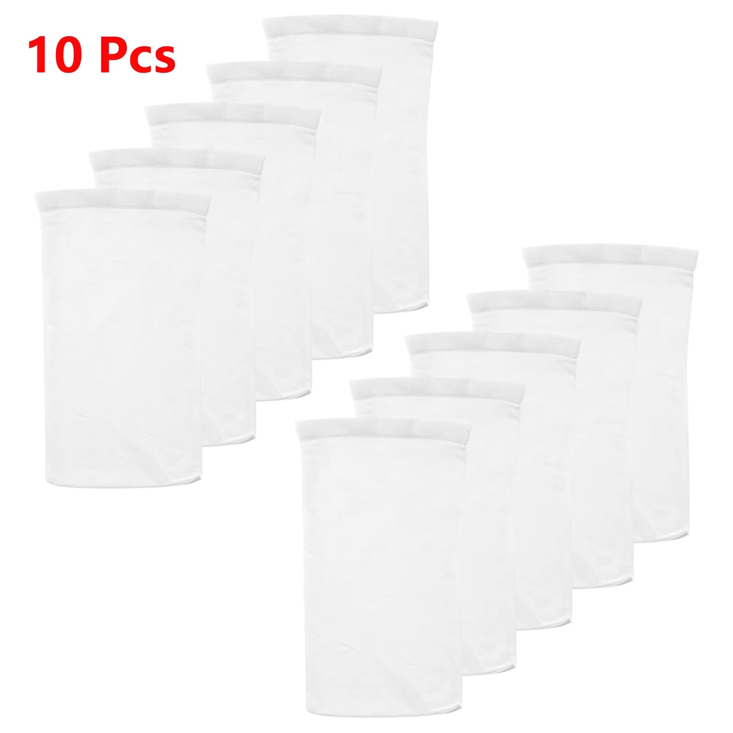 Chaussettes D'Écumage De Piscine, 5/10 Pièces, Parfait Pour La Maison, Conception En Maille De Nylon Pour Filtres, Paniers, Accessoires