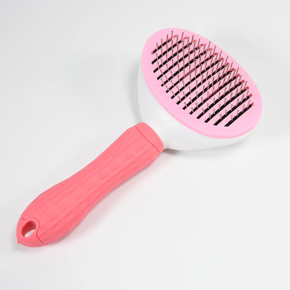 Peigne D'Épilation Pour Chiens, Brosse De Toilettage En Acier Inoxydable, Peignes Pour Chats, Brosses Automatiques Antidérapantes Pour Chiens Et Chats