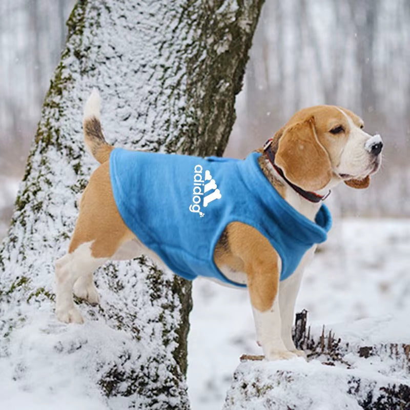 Manteau D'Hiver Chaud Pour Chien Souriant, Veste Pour Animaux De Compagnie, Vêtements De Créateur De Lettre Pour Petits Et Moyens Chiens, Anneau Côtelé, Tenue Pour Chiot