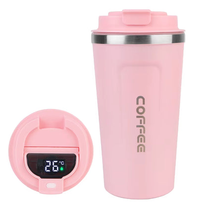 Tasse À Café Thermo Café Tasse Thermos De Voiture 380/510ML Tasse Thermo De Voyage Anti-Fuite Pour Thé Eau Café Double Acier Inoxydable