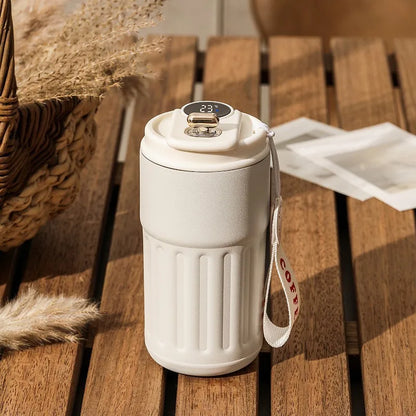Bouteille Thermos Intelligente D'Eau Numérique LED Température Tasse À Café 316 Tasse Sous Vide En Acier Inoxydable Tasse De Bureau Tasse Portable D'Affaires