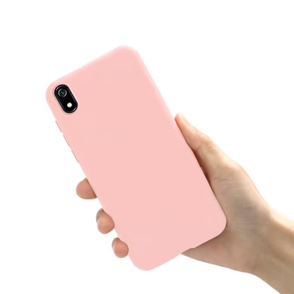 Coque De Téléphone Pour Xiaomi Redmi 7A 7 A, Noir Mat, Coque Arrière En Silicone TPU Souple Pour Xiomi Redmi 7 7A Redmi7A