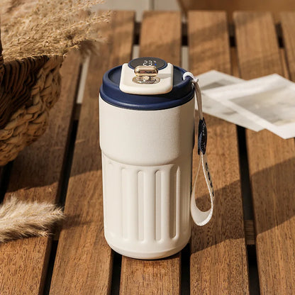 Bouteille Thermos Intelligente D'Eau Numérique LED Température Tasse À Café 316 Tasse Sous Vide En Acier Inoxydable Tasse De Bureau Tasse Portable D'Affaires