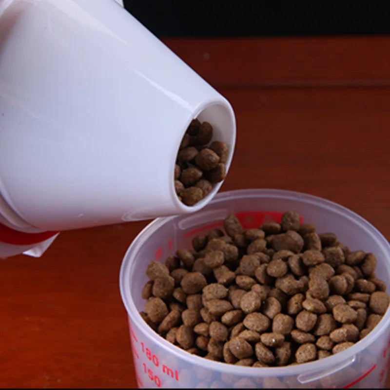 Boîte De Rangement Scellée Pour Aliments Pour Animaux De Compagnie, Baril De Riz, Tasse À Mesurer, Étanche À L'Humidité, E27, Nourriture Pour Chat, Divers Animaux De Compagnie Mars