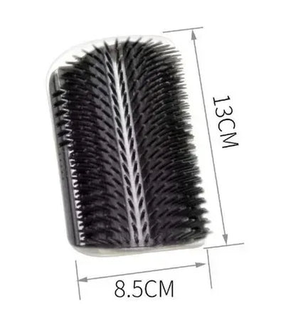 Brosse D'Angle Pour Chat, Peigne De Massage Pour Arc De Chat, Grattoir En Plastique, Élimine Les Cheveux, Toilettage Avec Herbe-Aux-Chats, Autonettoyant, Fourniture Pour Chat