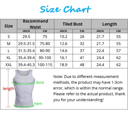 Hommes Compression Chemise Shapewear Minceur Corps Shaper Gilet Maillot De Corps Perte De Poids Débardeur Corset Gilet Ventre Contrôle Du Ventre