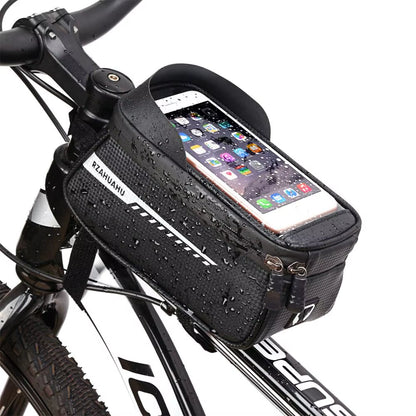 B-SOUL Vélo Vélo Vélo Tête Tube Guidon Cellule Téléphone Portable Sac Étui Support Écran Téléphone Montage Sacs Étui Pour 6.5In