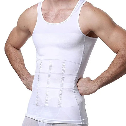 Hommes Compression Chemise Shapewear Minceur Corps Shaper Gilet Maillot De Corps Perte De Poids Débardeur Corset Gilet Ventre Contrôle Du Ventre