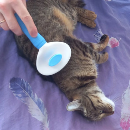 Peigne D'Épilation Pour Chiens, Brosse De Toilettage En Acier Inoxydable, Peignes Pour Chats, Brosses Automatiques Antidérapantes Pour Chiens Et Chats