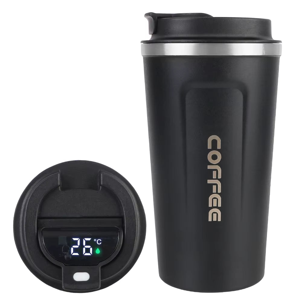 Tasse À Café Thermo Café Tasse Thermos De Voiture 380/510ML Tasse Thermo De Voyage Anti-Fuite Pour Thé Eau Café Double Acier Inoxydable