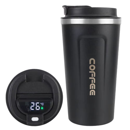 Tasse À Café Thermo Café Tasse Thermos De Voiture 380/510ML Tasse Thermo De Voyage Anti-Fuite Pour Thé Eau Café Double Acier Inoxydable