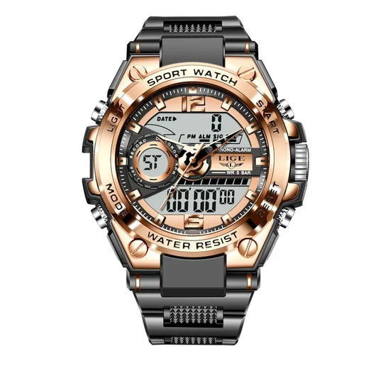-Montre Militaire Numérique Pour Homme, Étanche 50M, Montre-Bracelet À Quartz LED, Horloge De Sport, Grandes Montres Pour Homme