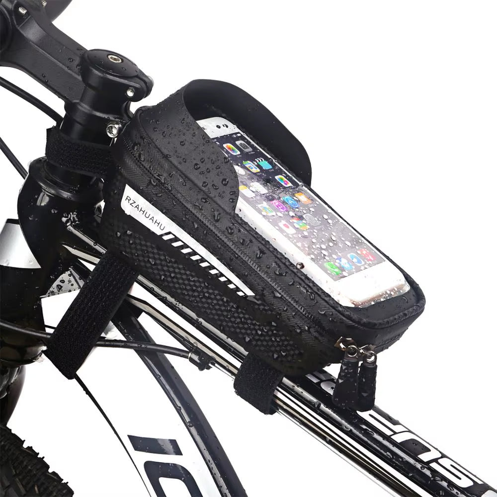 B-SOUL Vélo Vélo Vélo Tête Tube Guidon Cellule Téléphone Portable Sac Étui Support Écran Téléphone Montage Sacs Étui Pour 6.5In