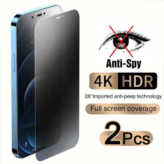 Protecteur D'Écran Anti-Espion Pour Iphone, Couverture Complète En Verre Poly Guatemala, Pour 11, 12, 13, 14, 15 Pro Max, 6, 7, 8 Plus, XS, X, 2 Pièces
