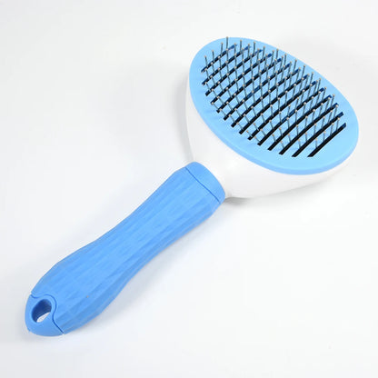 Peigne D'Épilation Pour Chiens, Brosse De Toilettage En Acier Inoxydable, Peignes Pour Chats, Brosses Automatiques Antidérapantes Pour Chiens Et Chats
