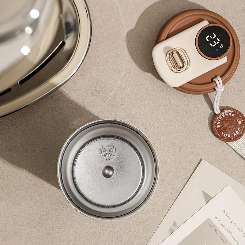 Bouteille Thermos Intelligente D'Eau Numérique LED Température Tasse À Café 316 Tasse Sous Vide En Acier Inoxydable Tasse De Bureau Tasse Portable D'Affaires