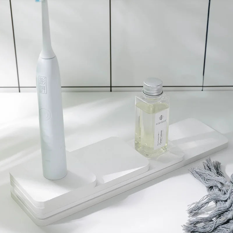 Sous-Verre De Table Absorbant En Diatomite, Porte-Brosse À Dents, Coussin Isolant, Polymères De Regina, Séchage Rapide, Ménage T1