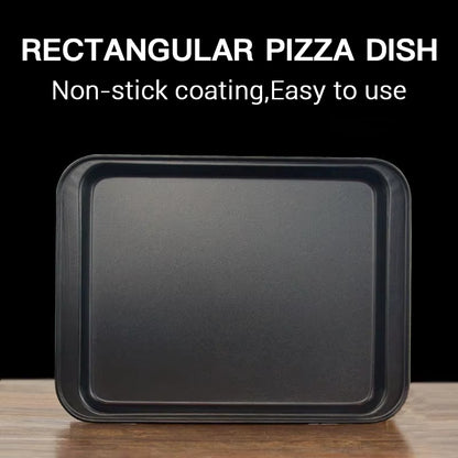Plateau Rectangulaire Noir Antiadhésif Pour Cuisson Au Four, Gâteaux, Pain,Plaque Pour Préparations De Boulangerie Et Pâtisserie À Faire Soi-Même