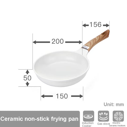 Wok En Céramique, Casseroles Pour Petit Déjeuner, Poêle À Omelette Épaisse, Antiadhésive, Crêpes Aux Œufs, Steak, Poêle De Cuisson, Casseroles À Jambon, Ustensiles De Cuisine