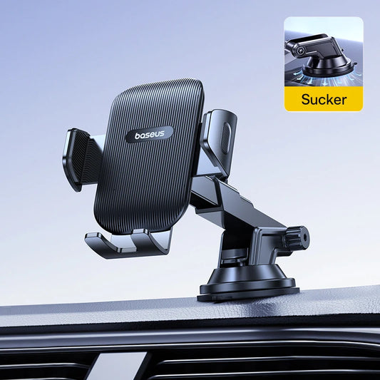 Baseus Support De Téléphone De Voiture Ventouse Pour Tableau De Bord Pare-Brise Support De Téléphone Portable De Voiture Pince Pour Iphone Pro Xiaomi Huawei Samsung