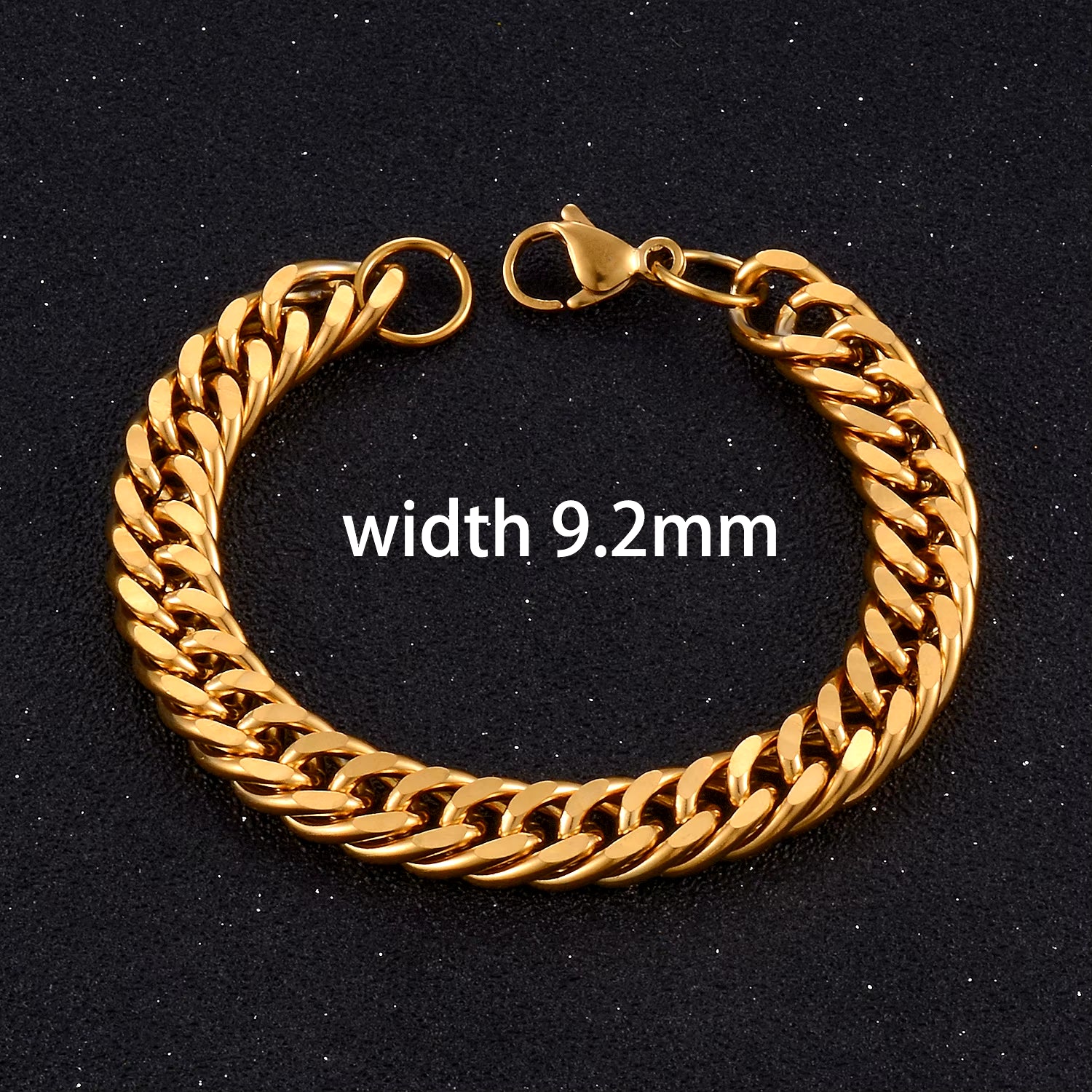 Bracelets Cubains En Acier Inoxydable Pour Hommes Et Femmes, Bijoux Hip Hop À Portée De Main, Cadeau De Mode, Document Argenté, Jopunk