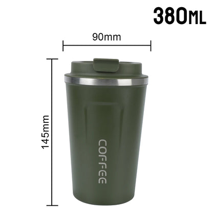 Tasse À Café Thermo Café Tasse Thermos De Voiture 380/510ML Tasse Thermo De Voyage Anti-Fuite Pour Thé Eau Café Double Acier Inoxydable