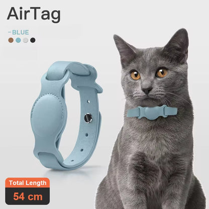 Nouveau Collier Réglable En Cuir Pour Animaux De Compagnie Pour Apple Airtag Traqueur De Localisation Chien Chat Étui Airtag Anti-Perte Collier De Localisation Airtags