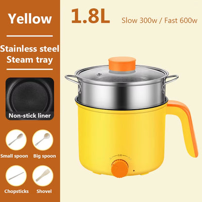 Marmite Électrique Domestique, Poêle À Chauffage Rapide, Doublure Antiarina, Cuiseur À Riz Multifonction, Cuiseur Vapeur, Marmite Chaude, Tasse À Ébullition, Sportl
