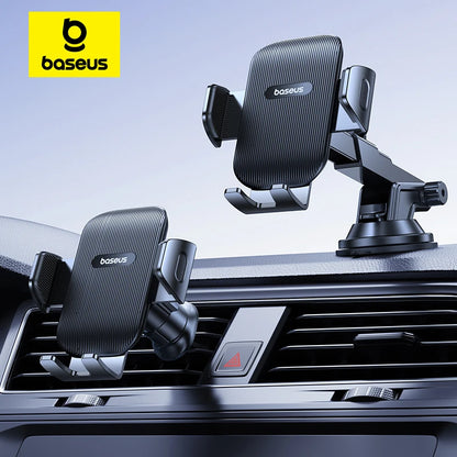 Baseus Support De Téléphone De Voiture Ventouse Pour Tableau De Bord Pare-Brise Support De Téléphone Portable De Voiture Pince Pour Iphone Pro Xiaomi Huawei Samsung